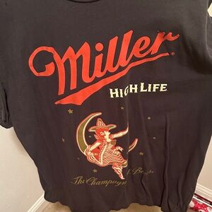 Miller high life graphic t shirt